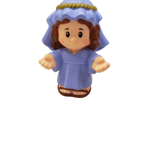 Vintage Little People Nativity Scene Baby Jesus Mary Joseph Mattel 2002 - Picture 6 of 16